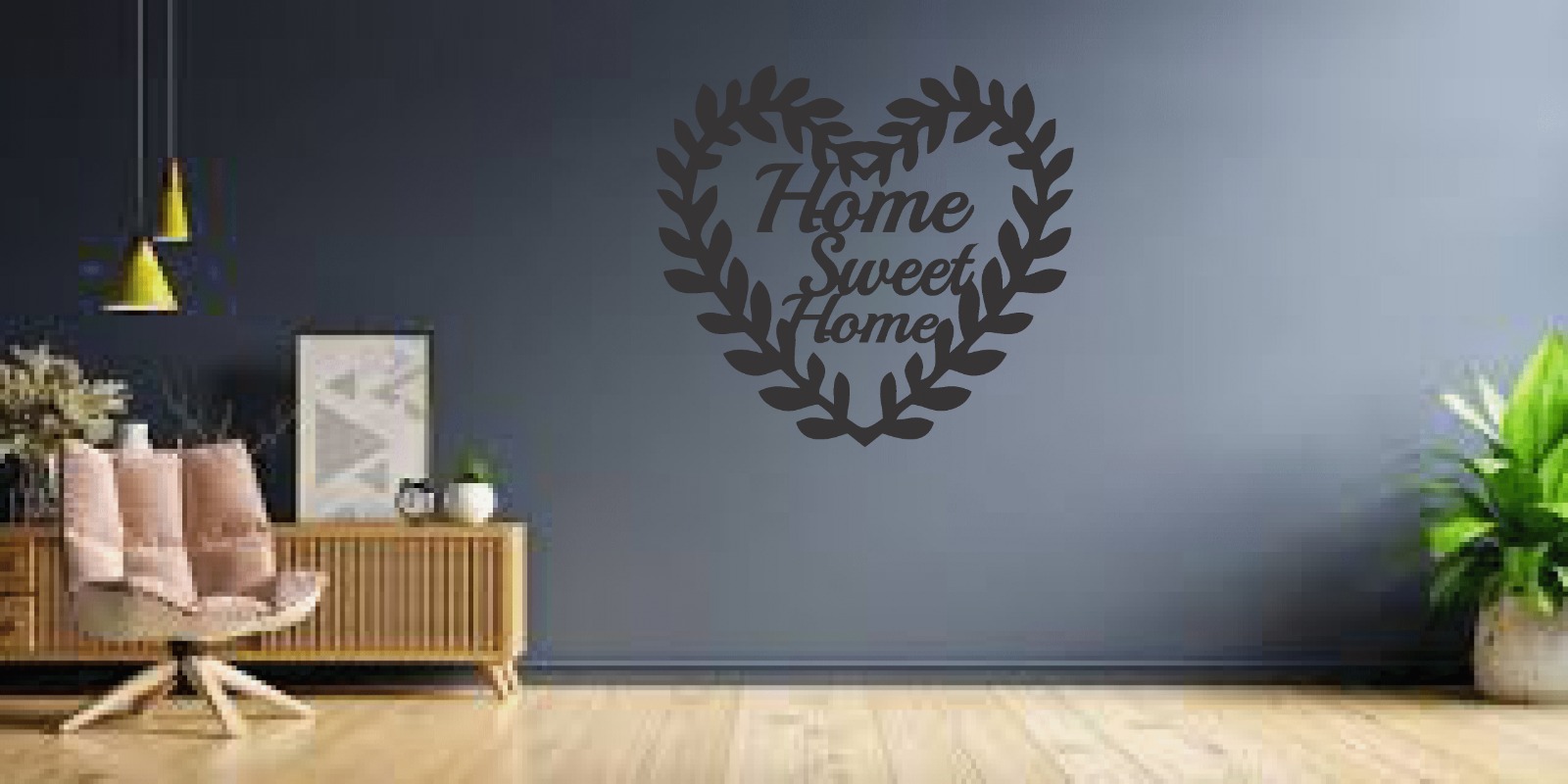 Beautiful Sweet home panel for wall decor