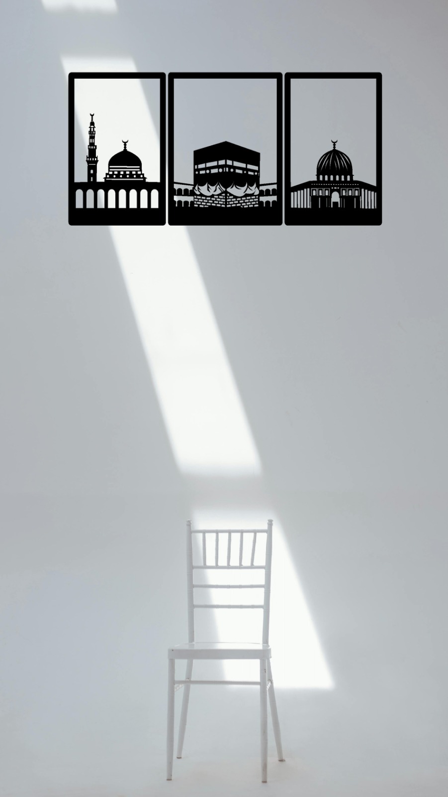 Beautiful sketch of Kabba and Roza-e- rasool